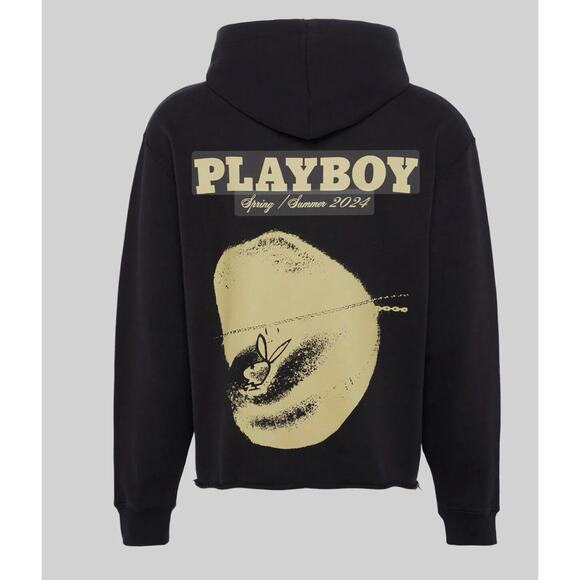 Homme Femme x Playboy Collab Hoodie TRIPLE X-LARGE - Picture 2 of 2